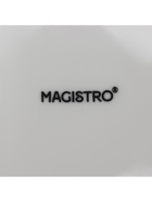 УЦЕНКА Набор обеденных тарелок Magistro Basic bistro, d=22 см, 6 шт., фарфор, белый - Фото 6