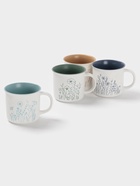 УЦЕНКА Набор кружек Доляна "Летний луг" 4 шт, 13х9,8х9 см, цвет белый - Фото 2