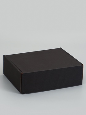 Коробка складная «Чёрная», для подарков, хранения и отправки посылок, 27×21×9 см  (артикул 10989331)  большой выбор товаров оптом и в розницу по низким ценам с доставкой