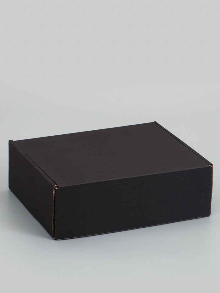 Коробка складная «Чёрная», для подарков, хранения и отправки посылок, 27×21×9 см - Фото 1