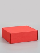 Коробка самосборная, красная, для подарков, хранения и отправки посылок, 26×24×10 см  (артикул 10989333)  большой выбор товаров оптом и в розницу по низким ценам с доставкой