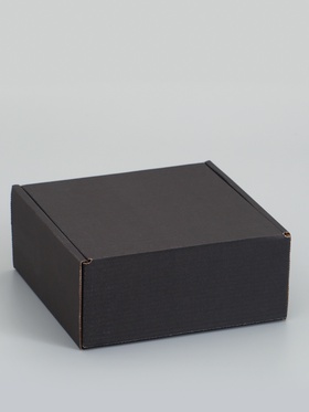 Коробка самосборная, чёрная, для подарков, хранения и отправки посылок, 18×18×8 см  (артикул 10989344)  большой выбор товаров оптом и в розницу по низким ценам с доставкой