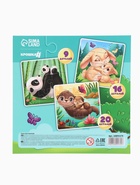 Магнитные пазлы для малышей «Мамы и малыши», книга 3 в 1, Крошка Я 10895379