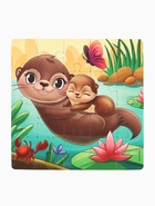 Магнитные пазлы для малышей «Мамы и малыши», книга 3 в 1, Крошка Я 10895379