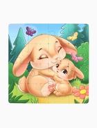 Магнитные пазлы для малышей «Мамы и малыши», книга 3 в 1, Крошка Я 10895379