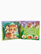 Магнитные пазлы для малышей «Зверята», книга 3 в 1, Крошка Я 10907118