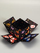 Коробка-сюрприз подарочная «Бабочки, Всегда», с вылетающими бабочками, чёрный, 14.5×14.5×12.7 см  (артикул 10947853)  большой выбор товаров оптом и в розницу по низким ценам с доставкой