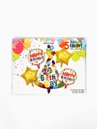 Воздушные шары фольгированные «С Днем Рождения» набор 5 штук  (артикул 10963721)  большой выбор товаров оптом и в розницу по низким ценам с доставкой