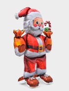 Воздушный шар фольгированный 3D 43" «Дед мороз с подарками», под воздух  (артикул 10977896)  большой выбор товаров оптом и в розницу по низким ценам с доставкой