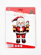 Воздушный шар фольгированный 3D 43" «Дед мороз с подарками», под воздух  (артикул 10977896)  большой выбор товаров оптом и в розницу по низким ценам с доставкой