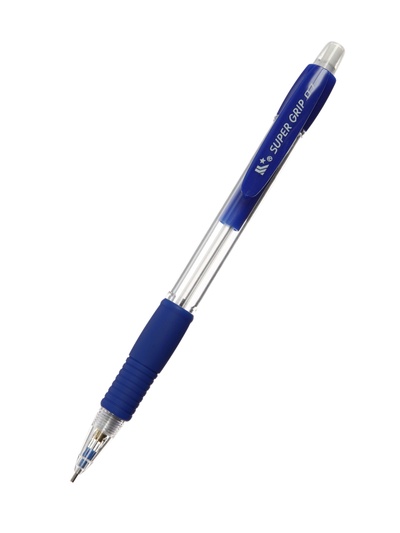 Карандаш механический, с резиновым держателем синим, узел 0.7 мм