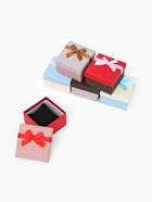 Набор коробочек подарочных 6 шт. под часы «Структура», 8.5×8.5 см, цвет МИКС  (артикул 10970804)  большой выбор товаров оптом и в розницу по низким ценам с доставкой