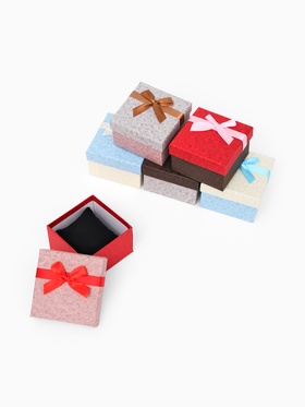 Набор коробочек подарочных 6 шт. под часы «Структура», 8.5×8.5 см, цвет МИКС  (артикул 10970804)  большой выбор товаров оптом и в розницу по низким ценам с доставкой