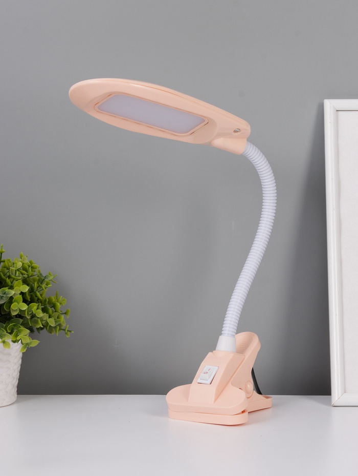 Лампа настольная 16432/1, 16хLED, 8.8×11×46.5 см, персиковая - Фото 1