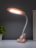 Лампа настольная 16432/1, 16хLED, 8.8×11×46.5 см, персиковая - Фото 3