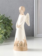 Фигурка керамика «Девушка-ангел с резным платье», 5.5×5.2×16.4 см  (артикул 10932634)  большой выбор товаров оптом и в розницу по низким ценам с доставкой