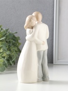 Фигурка керамика «Влюблённая пара. Близость», 8×5.5×17 см  (артикул 10932636)  большой выбор товаров оптом и в розницу по низким ценам с доставкой