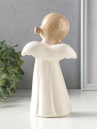 Фигурка керамика «Девочка-ангел с хвостиками, с бабочкой на руке», 9.6×6.8×18.3 см  (артикул 10932639)  большой выбор товаров оптом и в розницу по низким ценам с доставкой