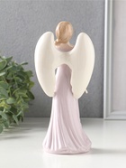 Фигурка керамика «Девушка-ангел в сиреневом платье с сердцем в руке», 8.4×6.3×18 см  (артикул 10932641)  большой выбор товаров оптом и в розницу по низким ценам с доставкой