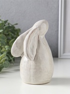 Фигурка керамика «Зайка с прижатыми ушками», беж, 9×7.7×13.8 см  (артикул 10933424)  большой выбор товаров оптом и в розницу по низким ценам с доставкой