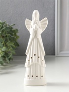 Фигурка керамика «Девушка-ангел в мантии», белый, 5.4×3.4×17.7 см  (артикул 10933427)  большой выбор товаров оптом и в розницу по низким ценам с доставкой