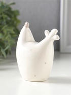 Фигурка керамика «Курочка в серый горох, с пасхальным яйцом сбоку», 7.9×4.8×9.1 см  (артикул 10933898)  большой выбор товаров оптом и в розницу по низким ценам с доставкой