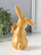 Фигурка керамика «Зайчик с розовой ромашкой», 7.9×7.3×14 см  (артикул 10933909)  большой выбор товаров оптом и в розницу по низким ценам с доставкой