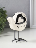 Фигурка керамика «Птенчик с крыльями-сердечками», 9.2×6.3×10.3 см  (артикул 10933911)  большой выбор товаров оптом и в розницу по низким ценам с доставкой