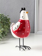 Фигурка керамика «Курочка красная в белый горошек», 9.7×8.2×17.4 см  (артикул 10933914)  большой выбор товаров оптом и в розницу по низким ценам с доставкой