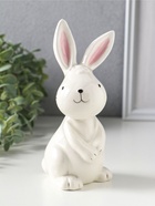 Фигурка керамика «Серый зайчик», 8.9×7.7×17.2 см  (артикул 10933915)  большой выбор товаров оптом и в розницу по низким ценам с доставкой