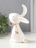 Фигурка керамика «Зайчик с сухоцветами и бантом», 11.9×6.4×16.6 см  (артикул 10933916)  большой выбор товаров оптом и в розницу по низким ценам с доставкой