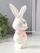 Фигурка керамика «Зайка с розовым сердечком», 9.4×6.1×16.8 см - Фото 2