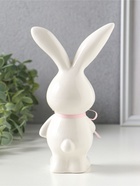 Фигурка керамика «Зайка с розовым сердечком», 9.4×6.1×16.8 см - Фото 3