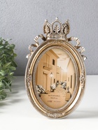 Фоторамка для фото 10×15 см «Коронация», полистоун, 14.3×2×23.6 см  (артикул 10959382)  большой выбор товаров оптом и в розницу по низким ценам с доставкой