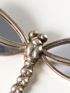 Панно настенное полистоун «Зеркальная стрекоза», под серебро с позолотой 20×4×16.5 см  (артикул 10959389)  большой выбор товаров оптом и в розницу по низким ценам с доставкой