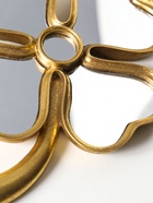 Панно настенное полистоун «Зеркальный клевер», под золото, 15.5×2.2×21 см  (артикул 10959392)  большой выбор товаров оптом и в розницу по низким ценам с доставкой