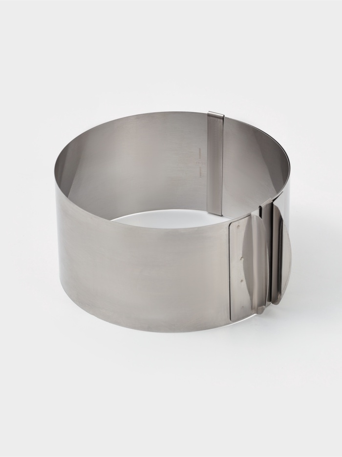 Форма для выпечки с регулировкой размера Доляна, d=16-20 см, h=8 см нержавеющая сталь - Фото 1