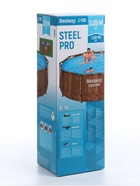 Бассейн каркасный Steel Pro, 305×100 см, круглый, цвет рейка, 561VM Bestway - Фото 7
