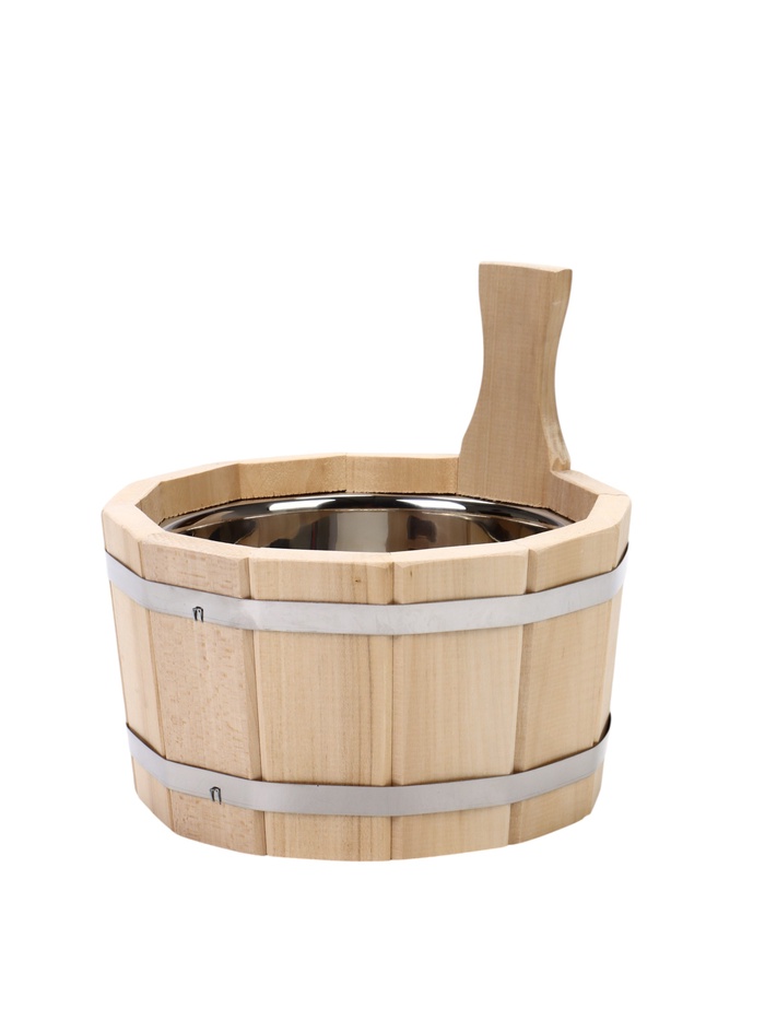 УЦЕНКА Набор для бани и сауны, шайка 3 л, черпак 0.2 л - Фото 1