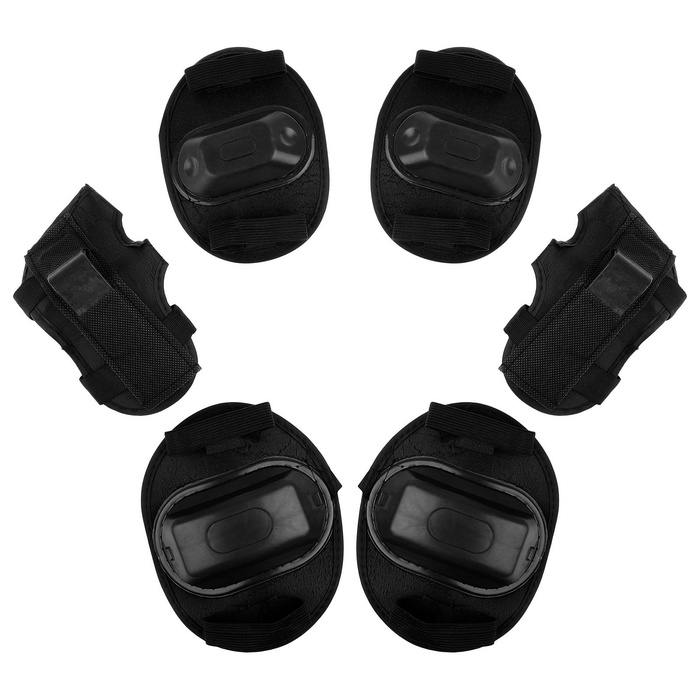 УЦЕНКА Защита роликовая ONLYTOP, р. S, чёрная - Фото 1