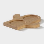 УЦЕНКА Набор для специй BellaTenero «Кактусы», солонка 75 мл, перечница 75 мл, на бамбуковой подставке, фарфор, белый - Фото 7