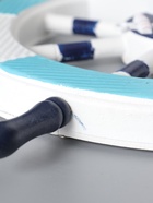 УЦЕНКА Вешалка-штурвал на 3 крючка, бело-голубой-бирюзовый, 45×28×5 см - Фото 5