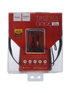 УЦЕНКА Комплект наушников Hoco W24, проводные, накладные + вакуумные, проводные, красные - Фото 12