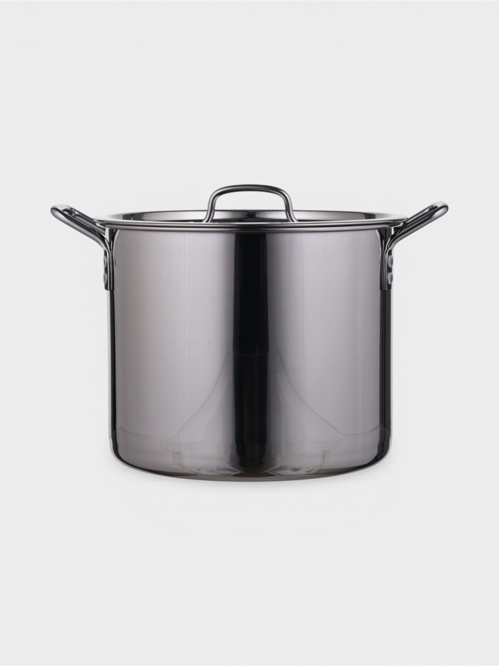 УЦЕНКА Кастрюля 15 л «Общепит» d=30 см h=24.5 см Сварной. Клепанные ручки - Фото 1