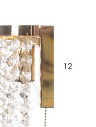 Бра G22001/2, 2×40 Вт, E27, 40×20×12 см, золотистое - Фото 7