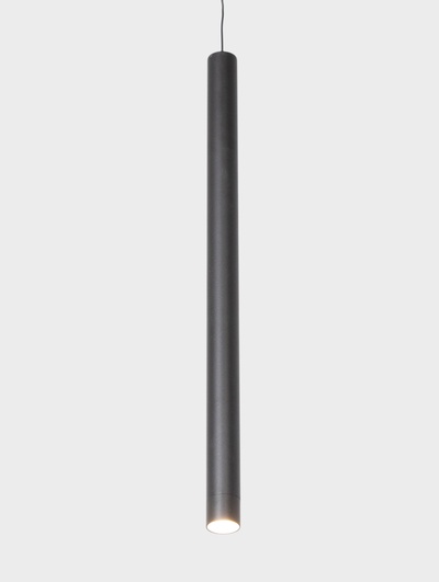 Светильник подвесной LED G51271/1, 8 Вт, 3000К, 3×3×50 -120 см, чёрный