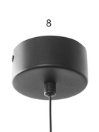 Светильник подвесной LED G51271/1, 8Вт, 3000К, 3х3х50 (120) см, чёрный - фото 809616734