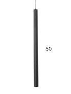 Светильник подвесной LED G51271/1, 8Вт, 3000К, 3х3х50 (120) см, чёрный - фото 809616735