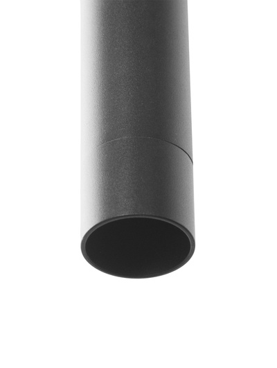 Светильник подвесной LED G51271/1, 8 Вт, 3000К, 3×3×50 -120 см, чёрный