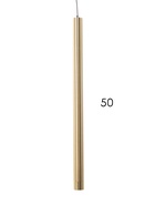 Светильник подвесной LED G51271/1, 8Вт, 3000К, 3х3х50 (120) см, цвет золото - фото 809616745